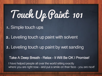 Touch Up Paint 101